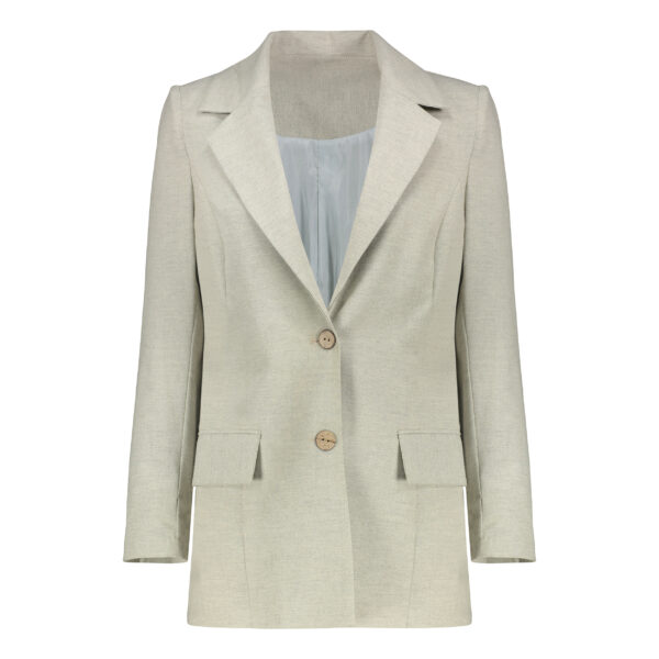 کت رسمی زنانه الین مدل 1-11 رنگ طوسی