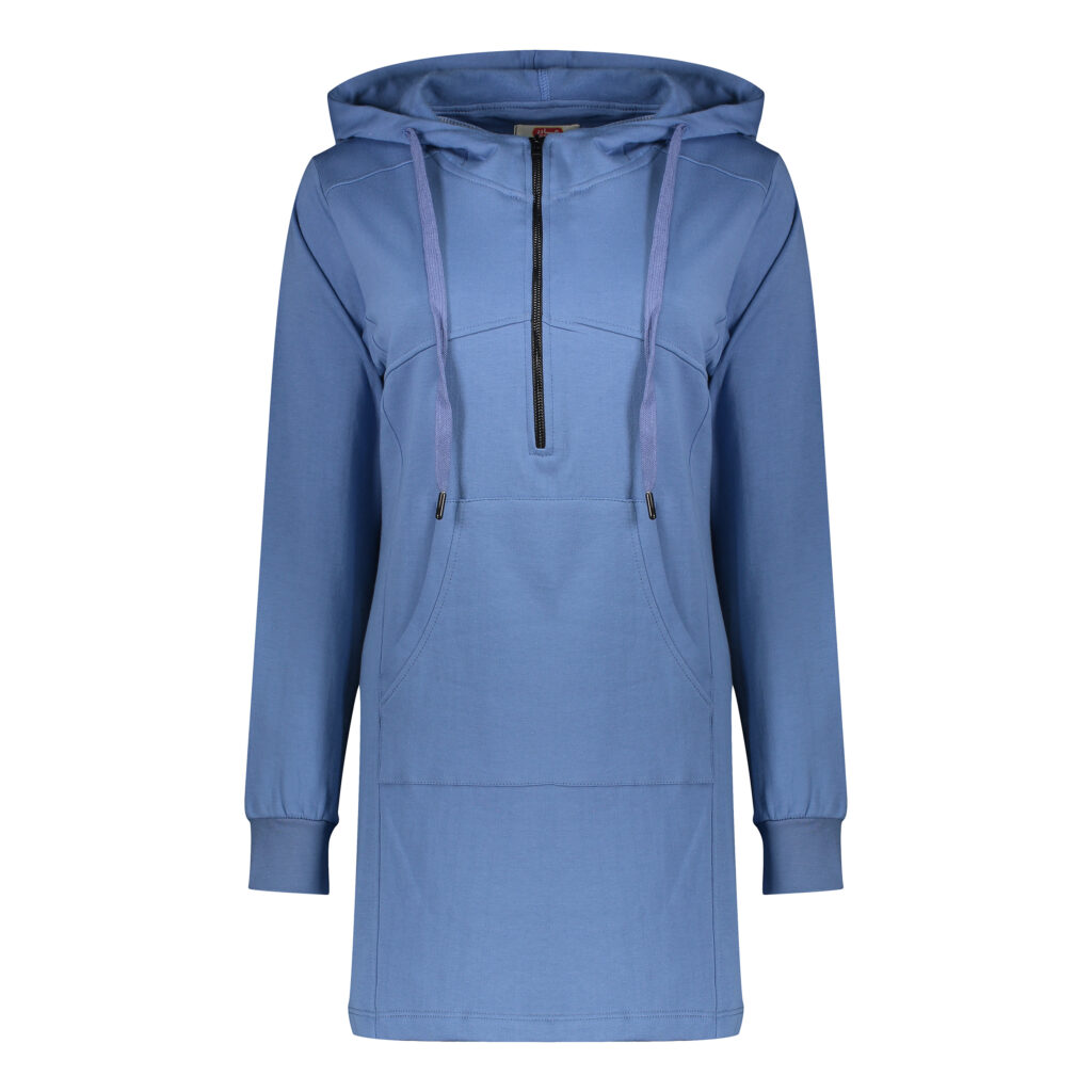 هودی زنانه مادر مدل لیندا رنگ آبی