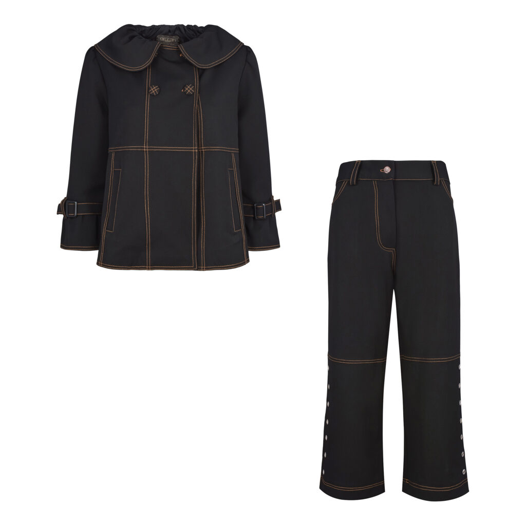 ست کت و شلوار زنانه گره استایل مدل P-110