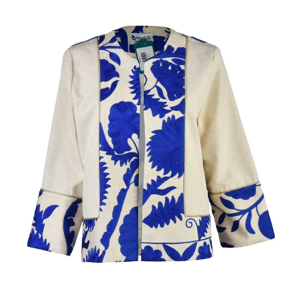 کت زنانه مدل MDSS-CH1706 رنگ آبی