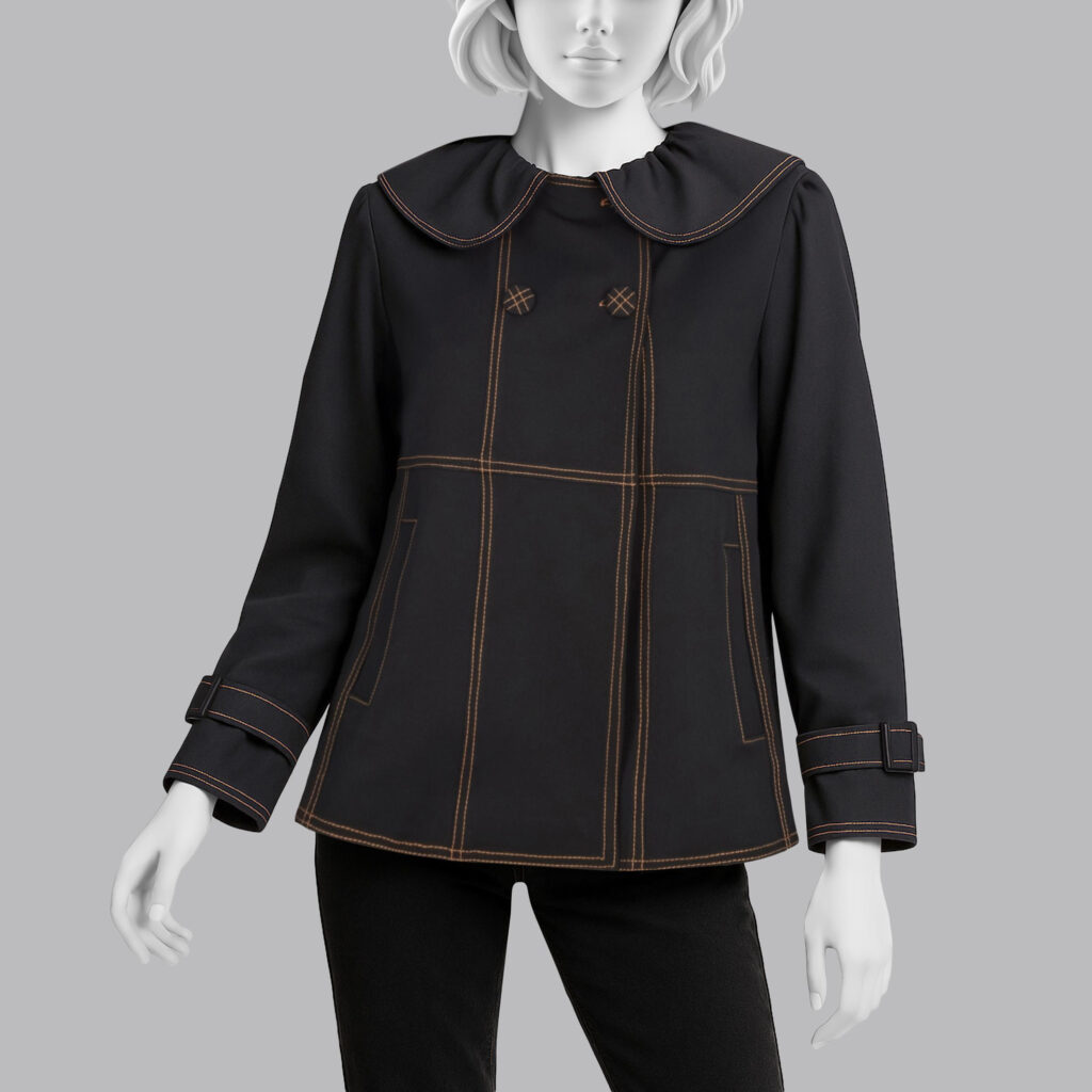 کت زنانه گره استایل مدل P-110