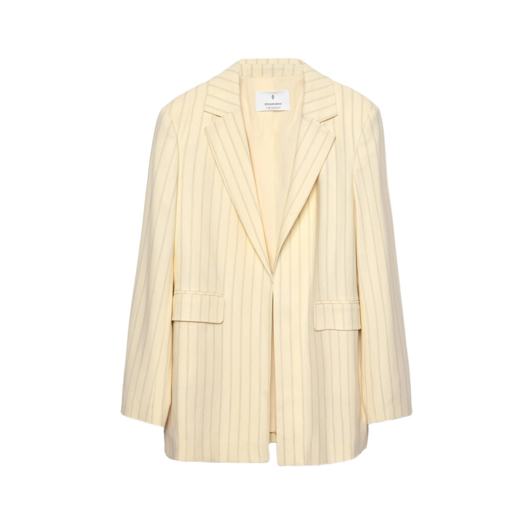 کت رسمی زنانه استرادیواریوس مدل 2011 رنگ لیمویی