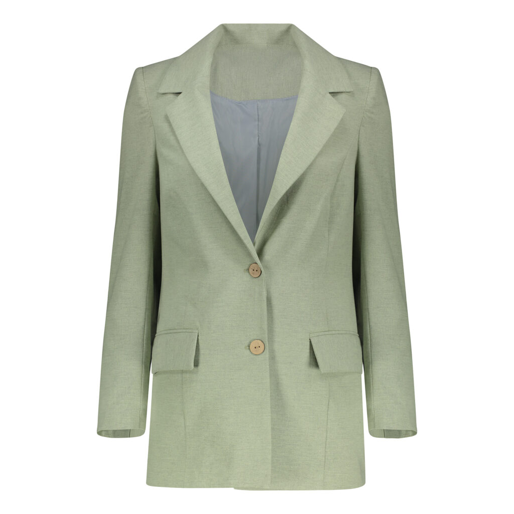 کت رسمی زنانه الین مدل 3-11 رنگ سبز روشن