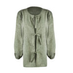 ست تونیک و شلوار زنانه مدل MDSS-CH1960 رنگ سبز